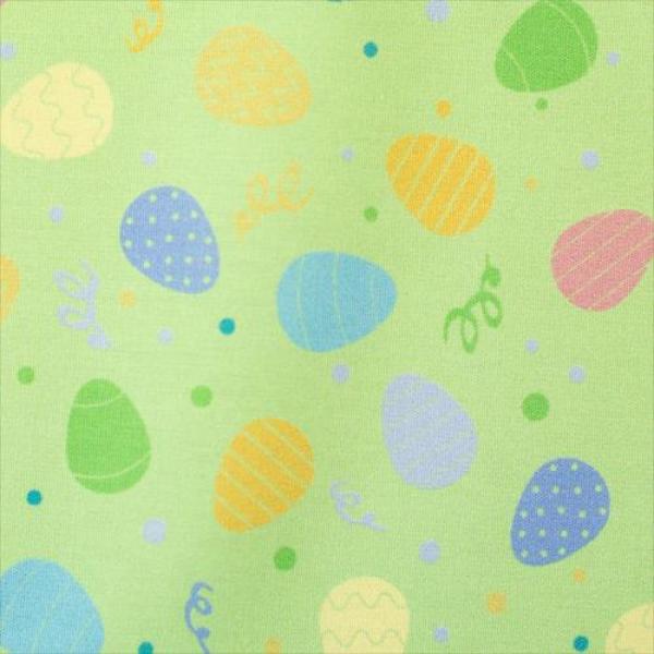 Bauwoll Druck Bunte Eier auf Grün von Happy Easter by Swafing 